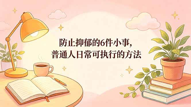 (18385期)付费文章:防止抑郁的6件小事,普通人日常可执行的方法-智云网