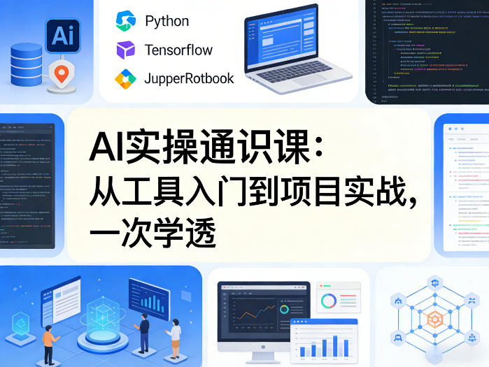 AI实操通识课,从工具入门到项目实战,一次学透-智云网
