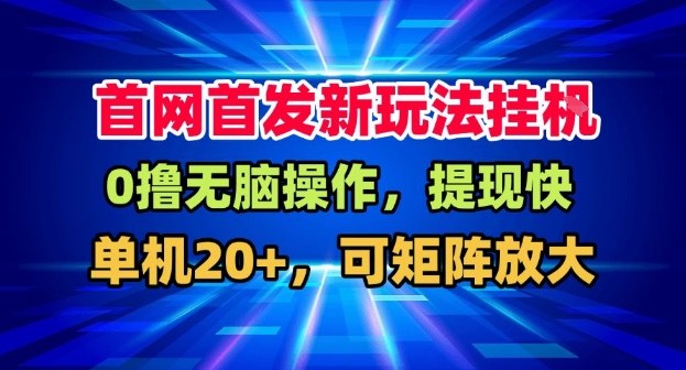 全网首发挂G，盒子自动賺米，单机20+，可矩阵放大，长期稳定运营【揭秘】-智云网