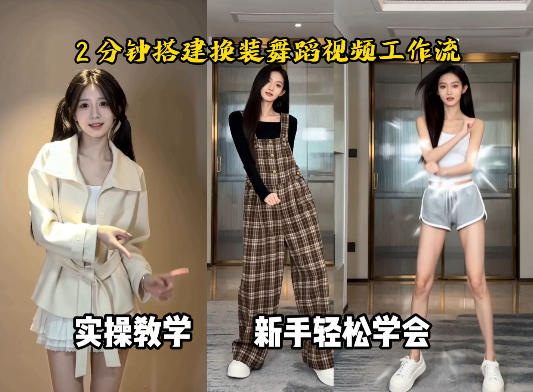 通过Coze工作流，制作《跳舞卡点换装视频》，两分钟制作完成，从0到1演示搭建过程-智云网