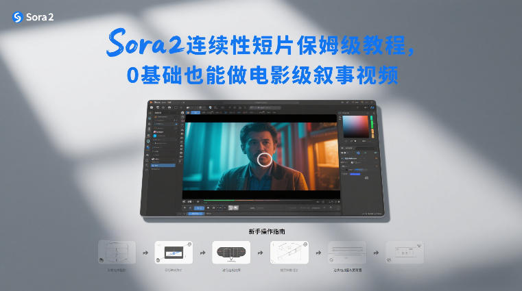 Sora2连续性短片保姆级教程,0基础也能做电影级叙事视频-智云网