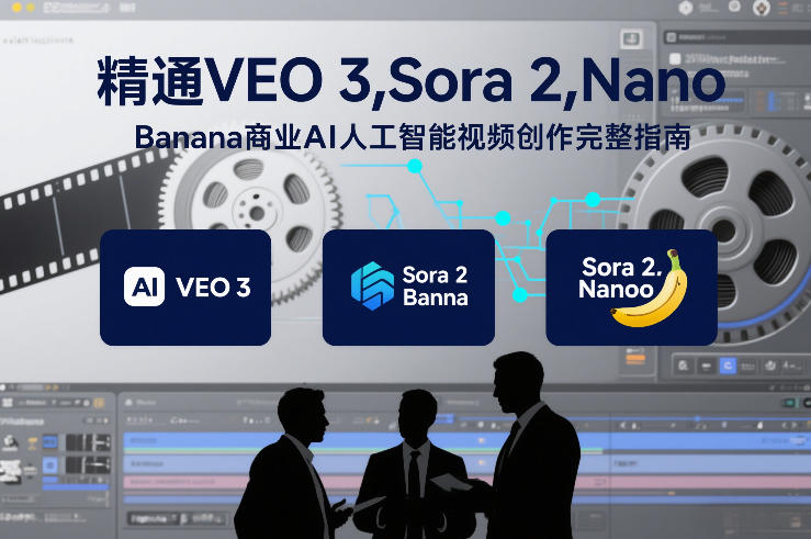精通VEO 3,Sora 2,Nano Banana商业AI人工智能视频创作完整指南-智云网