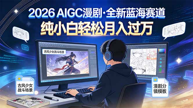 2026年全新蓝海赛道，纯小白轻松月入过万-智云网
