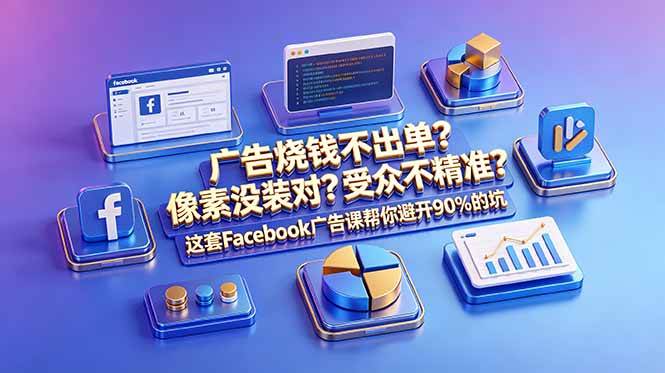 （18850期）广告烧钱不出单？像素没装对？受众不精准？这套Facebook广告课帮你避开90%的坑-原创双语字幕-智云网