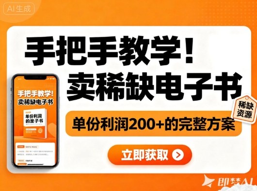 手把手教学!在小红书卖稀缺电子书,单份利润2张+的完整方案-智云网