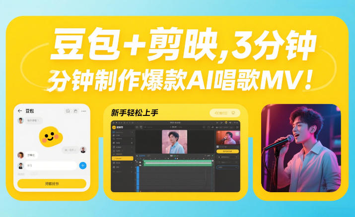 豆包+剪映,3分钟制作爆款AI唱歌MV,新手轻松上手-智云网
