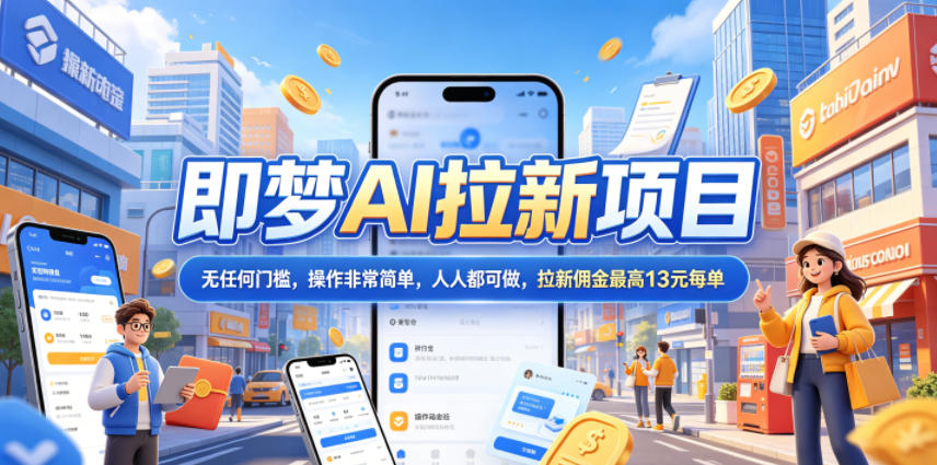 2026年即梦AI拉新项目最新玩法,无任何门槛,操作非常简单,人人都可做,拉新佣金最高13米每单(更新6月24日)-智云网