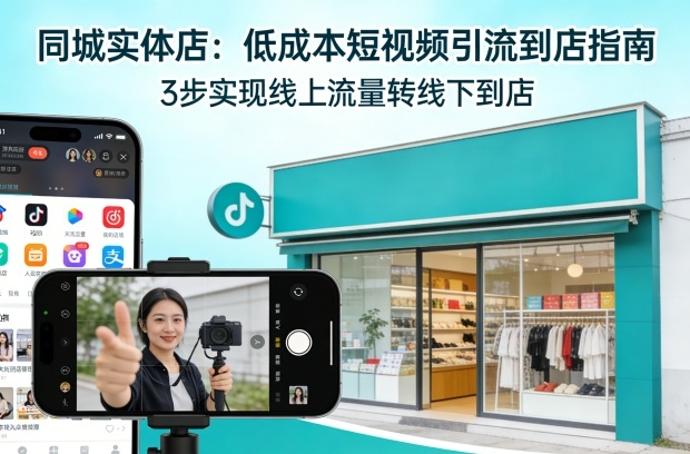 同城实体店，如何低成本把客户从短视频带到线下门店-智云网