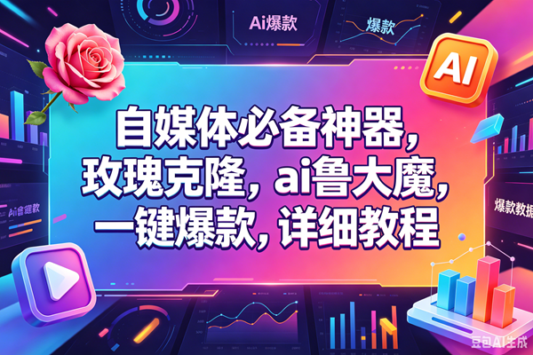 (18531期)玫瑰克隆,一键ai神器,爆款工具,自媒体必备,60多个功能的详细教程-智云网